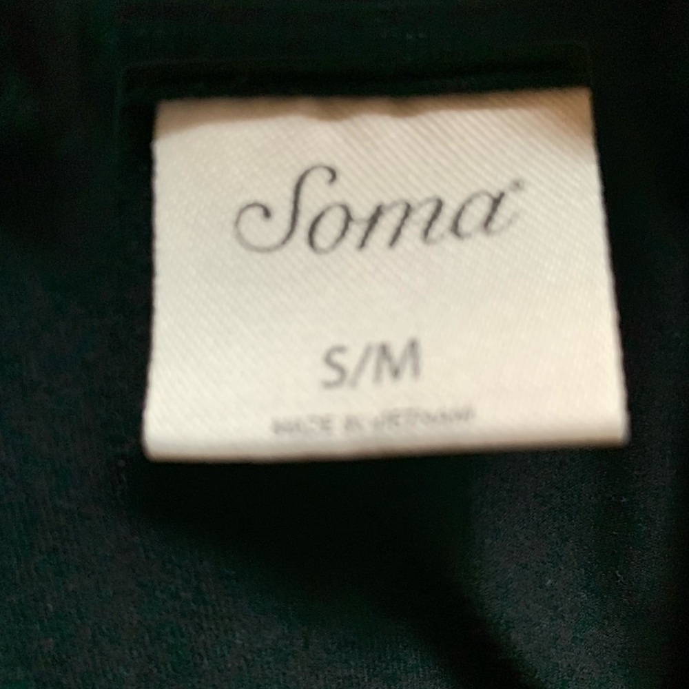 Soma Black Women's Robe - Picture 5 of 6